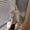 2026 Cor Sólida Pingente Vertical Verão Nova Tendência de Moda Grande Capacidade Bolsa Transversal de Ombro Balde para Celular