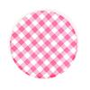 Novo Prato de Papel Descartável Prato de Pizza Disco Fundo Plano Festa Xadrez Rosa Louça Prato de Papel Copo de Papel