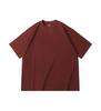 260 Xorona Camiseta de Verão de Manga Curta com Gola Redonda Larga Pesada Marca de Moda Roupas de Trabalho Camiseta Logotipo Estampado Personalizado