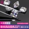 Fábrica de Moissanita Wuzhou Cor D Corte Asscher Moissanita Pedra Solta Acessório de Joia de Alta Qualidade Pedra Sem Marcação de Cinto