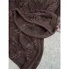 DestacadoYuran 26 Colección Primavera/Verano Nuevo Cardigan de Punto Grueso de Hilo de Algodón Hueco Tejido a Mano de Manga Larga Oversized