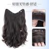 Pieza de peluca para mujer, cabello rizado de ola grande, una pieza, cabello natural esponjoso, aumenta la cantidad, peluca de cabello largo, pieza de extensión de cabello sin costuras, en forma de U