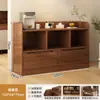 Estante de livros estilo antigo, aparador de sala de estar de parede, armário baixo, aparador de sala de jantar, armário de chá, mesa de cabeceira, armário de armazenamento
