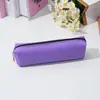 Suministro Listo del Fabricante de Bolsa para Lápices Simple de Color Puro Ins de Alto Valor y Gran Capacidad Estudiante Cremallera Bolsa de Almacenamiento para Papelería Lote