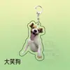 Llavero Acrílico Mini-Teatro de Memes de Gatos, Lindo y Divertido, Colgante Decorativo para Mochila, Regalo para Amigos