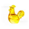 Artesanato de Vidro Cristal Transfronteiriço Coroa de Unicórnio Escultura de Galo Pequenos Ornamentos Criativos Cenário em Miniatura Realista de Desenho Animado