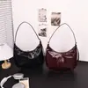 Tendencia Transfronteriza Bolso de Hombro Casual Estilo Bollo Suave Textura Retro Diseño de Nicho Simple Versátil para Viajes Cotidianos Bolsos para Mujer