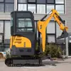 Exportado a Sudamérica: Excavadora Pequeña Tipo Cabina de 2.2 Toneladas, Excavadora Agrícola Tipo Oruga, Excavadora para Limpieza de Ríos