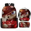 Mochila Sonic Transfronteriza Gran Capacidad Mochila Escolar para Estudiantes Mochila Escolar de Anime Sonic Transfronteriza