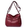 Bolsa da Mamãe para Mulheres 2026 Novo Estilo Moda de Rua Bolsa Transversal para Meia-Idade Couro Macio Grande Capacidade Bolsa de Ombro para Idosos