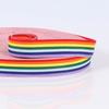 Ponto de fábrica 1cm-6cm cinto liso colorido intercolor teia listrada etiqueta acessórios de vestuário cinto arco-íris