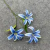 Flores de Lirio Simuladas, Flores Artificiales, Materiales para Manualidades, Ramos de Flores Falsas, Productos Transfronterizos de Amazon, Flores para Bodas al por Mayor, Lirios