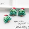 Lindos accesorios navideños hechos a mano, horquillas, accesorios para el cabello, accesorios de resina, pegamento en crema, material de bricolaje, árbol de Navidad