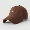 Chapéu de Baseball Minimalista Bordado com Letra Estilo Japonês para Mulheres, Moda Casual de Primavera e Verão, Chapéu de Sol com Aba Simples, Proteção Solar