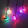 Puesto de venta al por mayor de bola elástica de cristal con cuerda, juguete luminoso, diámetro 5.5cm, bola de agua, mercado nocturno, flash, niños, LED