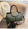 2026 Nueva Moda Simple y Elegante Bolso de Hombro de Gran Capacidad Bolso Cruzado Bolso Tote de Retazos Simples para el Trabajo