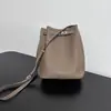 Bolso tipo Cubo Kelly de Piel de Vaca de Primera Capa, Bolso Cruzado de Piel Genuina, Bolso Pequeño de Piel Pura a la Moda con Hebilla de Cierre, Bolso de Hombro Versátil