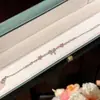 Pulsera de Cadena Corazón Mariposa Corazón de Amor Circonita Lazo Pulsera de Lujo Ligero Sensación de Alta Gama Diseño de Nicho Joyería de Mano Exquisita