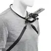 Suporte de celular para transmissão ao vivo montado no pescoço em perspectiva de primeira pessoa para ciclismo, suporte de gravador de câmera esportiva montado no pescoço