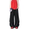 Pantalones Reflectantes para Senderismo y Montañismo para Hombre Estilo Americano Moderno Impermeables para Exteriores Pantalones Deportivos de Paracaidista Pantalones Casuales de Pierna Ancha