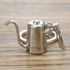 Llavero de Café Estéreo 3D Regalo Pequeño Personalización Aparato de Café Artificial Colgante para Bolso Pequeño Hebilla de Metal Personalización