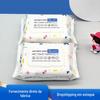 Papel higiênico úmido pode ser diretamente descartado no vaso sanitário degradação independente embalagem grande lenço úmido para o bumbum papel higiênico portátil toalha de papel higiênico úmida