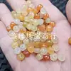 Contas de Jade de Seda Dourada de Hotan, Xinjiang, Contas Soltas, Jade de Quartizito Laranja, Pulseira Lulutong, Colar, Contas para Joias