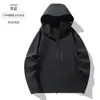 Nueva Chaqueta Softshell de una Sola Capa para Primavera y Otoño para Hombre, Ropa de Montañismo al Aire Libre, Chaqueta a Prueba de Viento, Impermeable y Transpirable
