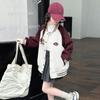 Jaqueta de Beisebol Infantil para Primavera e Outono 2026 Novo Estilo Top de Primavera Infantil para Meninas Mais Velhas Roupas da Moda Vestuário Infantil