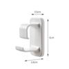 Fasola Gancho Simple Multifuncional para el Hogar Almacenamiento y Organización de Cocina Gancho Adhesivo Gancho para Lavabo de Plástico de Baño 2 Piezas
