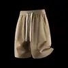 Shorts Casuales tipo Patchwork Estilo Americano para Hombre, Verano 2026, 250g, Moda Nueva Holgada de Color Sólido Versátiles Shorts Deportivos