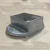 Acessórios para cerca de aço galvanizado base fixa base galvanizada conector de tubo quadrado tensor de varanda montagem de escada guarda-corpo