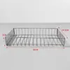 Estante de almacenamiento de acero inoxidable con cesta para palillos de gran capacidad, estante de almacenamiento de cocina, estante de almacenamiento de encimera de cocina 304, hecho a medida
