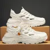 Sandalias Deportivas Casuales de Malla Perforada Transpirable Anti-Olor con Aumento de Altura para Hombre, Suela Gruesa, Estilo Papá, para Verano