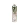 Venta al por mayor del fabricante Cristal Blanco Natural Prisma Hexagonal de Punta Única Columna de Cristal Blanco Piedra Bruta de Cristal Blanco Adornos de Columna de Cristal Pulido