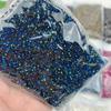 Arte de uñas de cristal brillante, microdiamante mágico, taladro para uñas, polvo de diamante roto, color transparente, bricolaje, base puntiaguda, diamantes de imitación, venta al por mayor