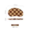 Bandeja de Madera Japonesa Bandeja de Té Casera Bandeja Redonda para Frutas y Pasteles Bandeja para Snacks Soporte para Tazas Taza de Agua Bandeja de Té Bandeja de Almacenamiento