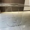 Pernas de Mesa Luminosas Acrílicas Foscas Pernas de Mesa de Toucador Estrutura de Suporte Pernas Mesa de Ilha Barra de Suporte de Mesa Canto de Mesa com Luzes