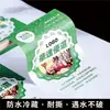 Etiqueta Adesiva Alimentícia Impermeável Refrigerada, Adesivo Selante para Bebidas, Papel Sintético PVC Transparente com Logo Adesivo