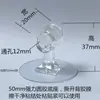 Fivela de Trava Simples para Gaveta, Tubo com Alça Perfuradora Invisível Transparente, Parafuso de Trava para Porta de Animal de Estimação, Trava Retrátil Autoadesiva