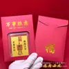 Pegatinas Doradas para Teléfono, Pegatinas Doradas Puras 999 para Teléfono, Pegatinas Doradas de Tesoro de Riqueza, Pegatinas de Que Todos los Deseos se Hagan Realidad de la Montaña Putuo, Venta al por Mayor de Regalos de Sobres Rojos