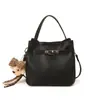 Bolso Versátil con Patrón de Lichi para Mujer 2026 Nuevo Estilo Bolso Cubo Suave de Gama Alta Bolso Cruzado Retro para Primavera y Verano para Mujer