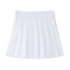 Falda plisada corta para mujer, verano 2023, nueva falda de cintura alta, corte A, adelgazante, en blanco y negro, antiluz.