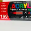 Marcador de pintura acrílica líquida directo bestseller transfronterizo con punta suave, diseño sin presión, para arte DIY de estudiante y pintura profesional