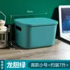 Caja de Almacenamiento Macaron de Color Baño Dormitorio Cosmético Juguete Caja de Almacenamiento a Prueba de Polvo Cesta de Fijación de Artículos Varios de Cinco Piezas