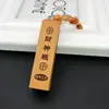 Llavero de nogal colgante de calabaza colgante para coche artesanía de Buda anillo de Bodhi de azufaifa llavero al por mayor
