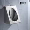 Barra de acero inoxidable 304 Zhuang para urinario KTV, montada en la pared, ranura para urinario de hombre, presión manual, cubo de orina para prisión