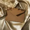 Sobre Textura Arpillera Color Sencillo Estilo Retro Occidental Carta de Amor Papelería Escrita a Mano Sobre Sello de Cera Juego de Papel para Cartas