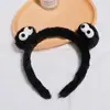 Faixa de Cabeça de Pelúcia para Lavar o Rosto para Mulheres, Adorável Novo Acessório de Cabeça de Desenho Animado, Máscara para Lavar o Rosto, Faixa de Cabelo, Faixa de Cabeça Antiderrapante, Acessórios de Cabelo