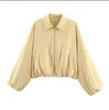 AliExpress Más Vendido al por Mayor Transfronterizo Moda Casual Versátil para Mujer Europea y Americana Chaqueta Abrigo Acolchada con Cremallera